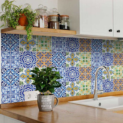 5" X 5" Lima Multi Mosaic Peel and Stick Tiles