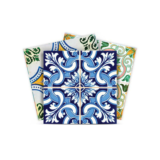 7" X 7" Lima Multi Mosaic Peel and Stick Tiles