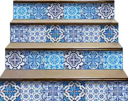 4" X 4" Azul Gianna Peel And Stick Tiles