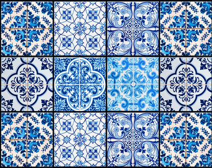 4" X 4" Azul Gianna Peel And Stick Tiles