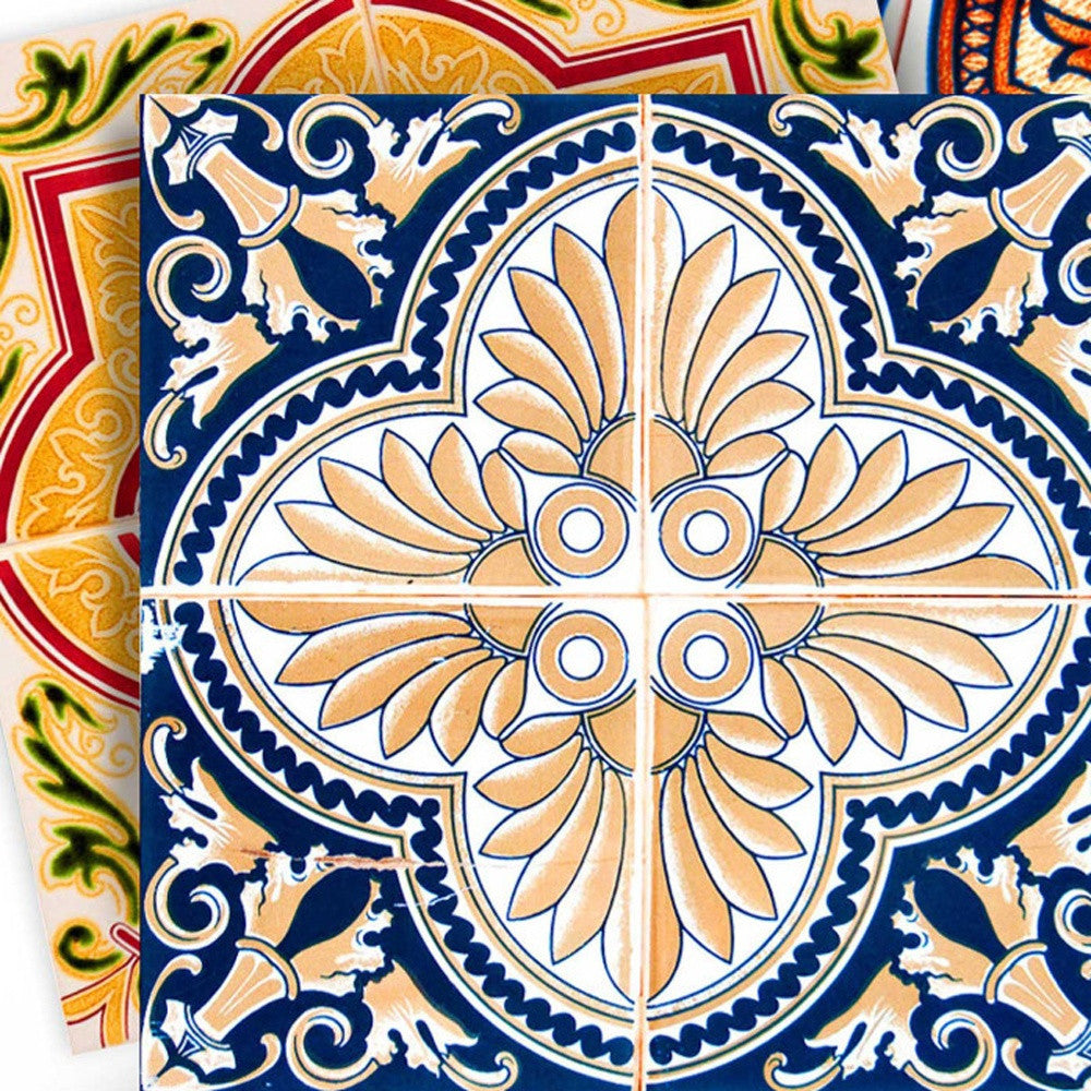 4" X 4" Linna Mutli Mosaic Peel And Stick Tiles