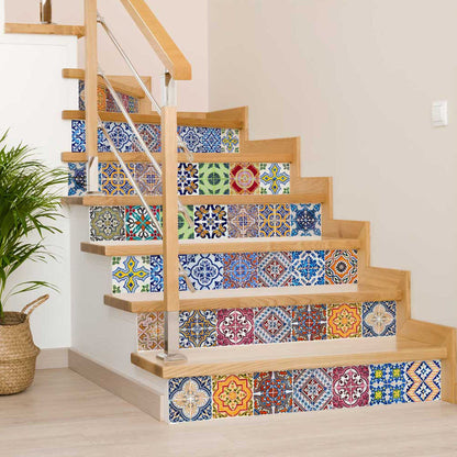 5" X 5" Linna Mutli Mosaic Peel and Stick Tiles