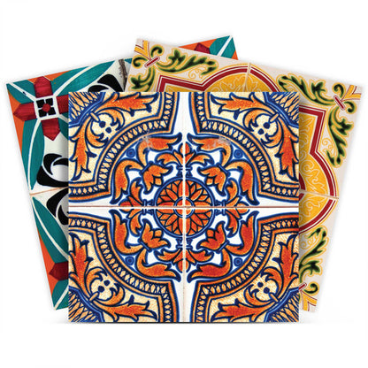 4" X 4" Addina Mutli Mosaic Peel And Stick Tiles