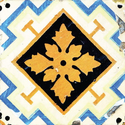 4" x 4" Gold Snowflake Peel and Stick Removable Tiles