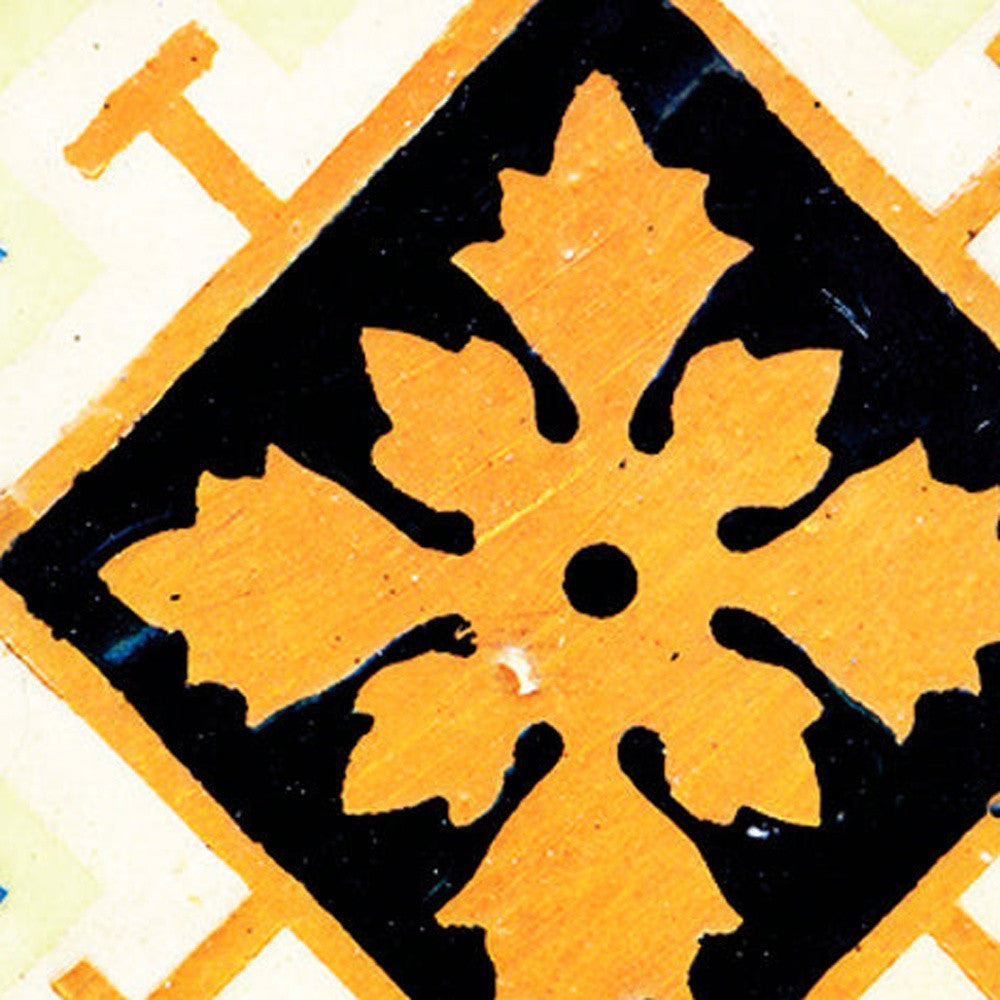 4" x 4" Gold Snowflake Peel and Stick Removable Tiles