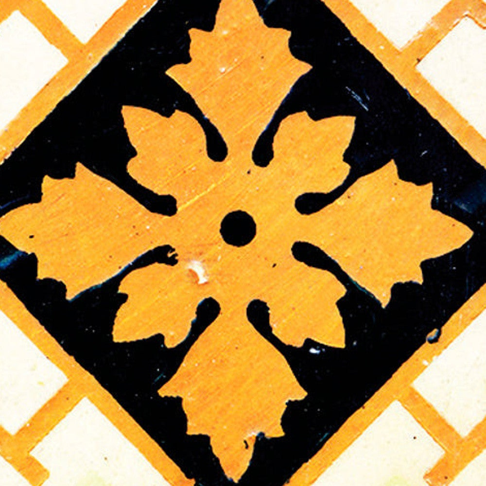 5" x 5" Gold Snowflake Peel and Stick Removable Tiles