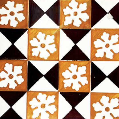 5" x 5" Mini Snowflakes and Squares Peel and Stick Removable Tiles