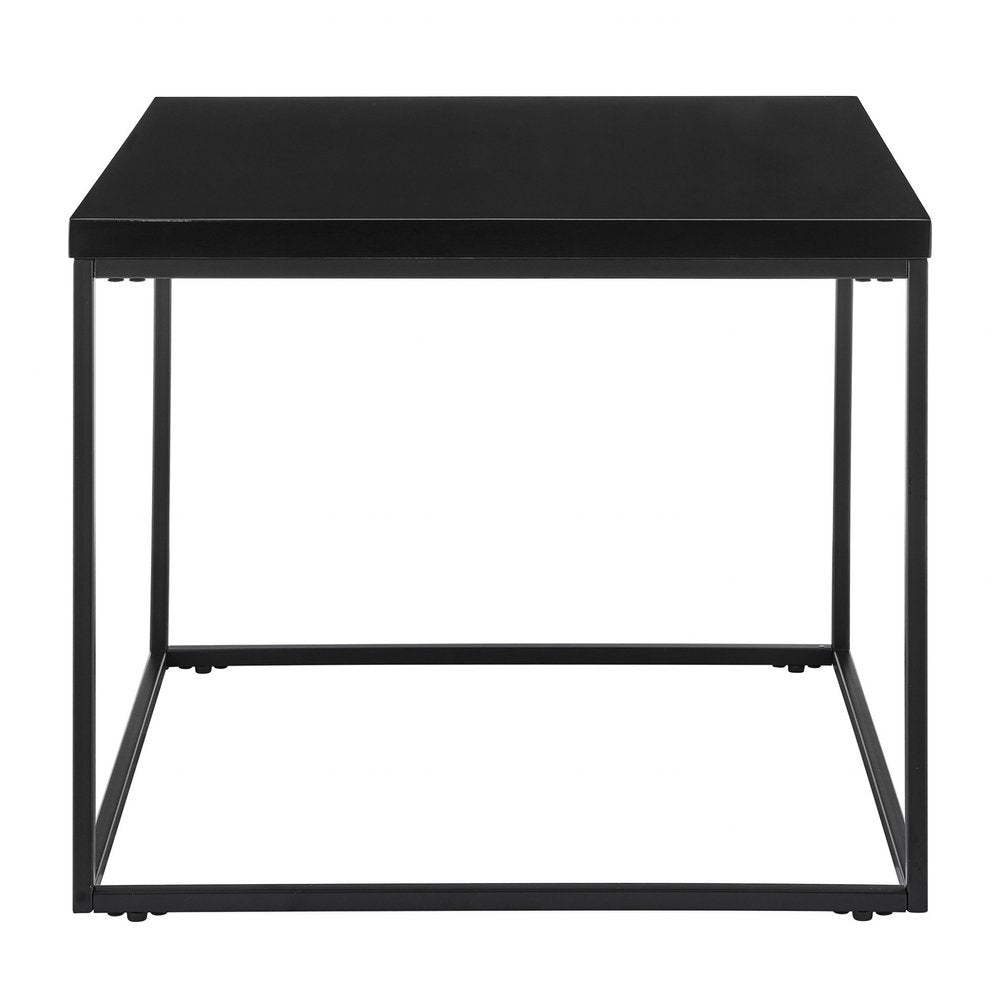 20" Black Square End Table HomeRoots