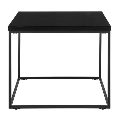 20" Black Square End Table HomeRoots
