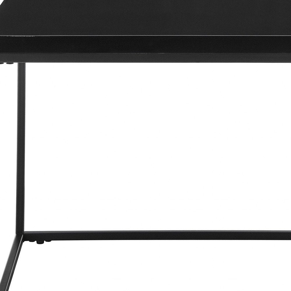 20" Black Square End Table HomeRoots