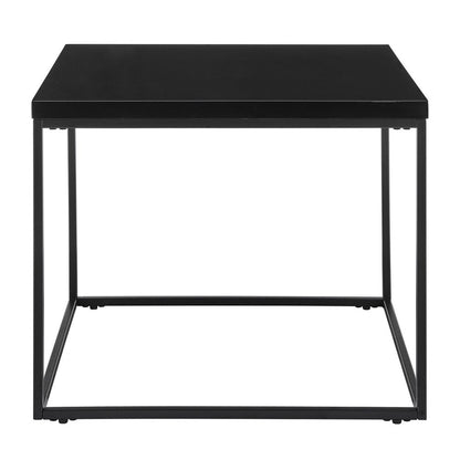 20" Black Square End Table HomeRoots