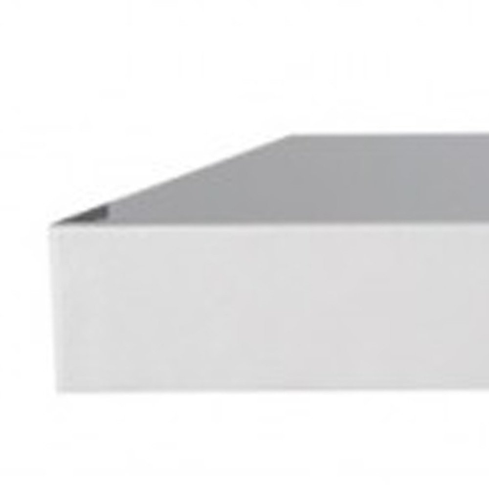 75" White Wooden Wall Mounted Floating Shelf HomeRoots