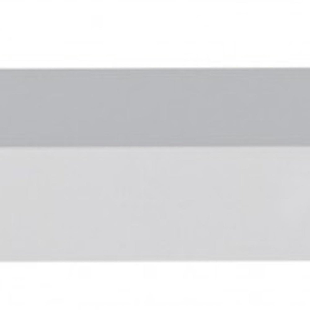 43" White Wooden Wall Mounted Floating Shelf HomeRoots