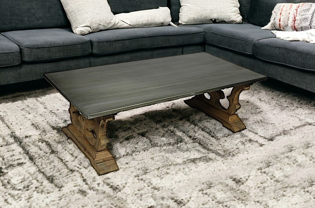 Rectangular Decorative Base Coffee Table