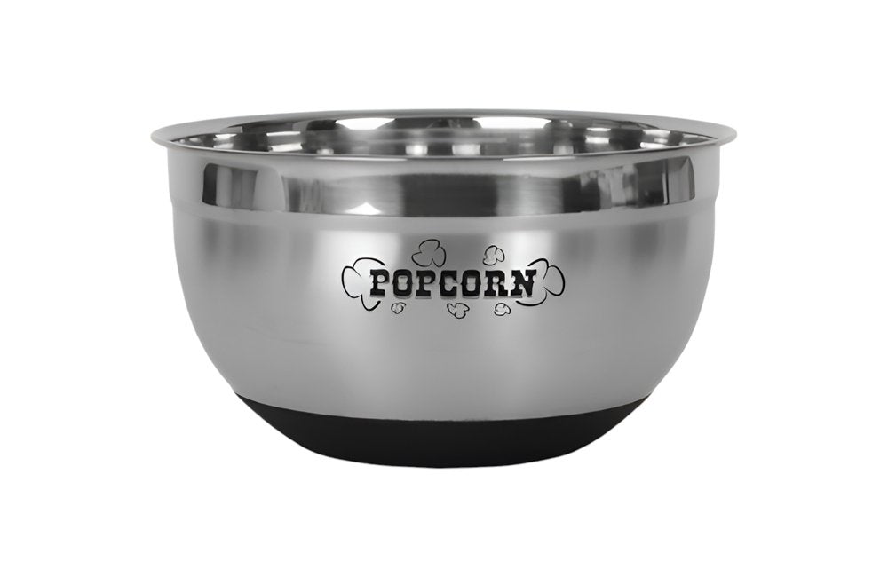 Sleek Stainless Steel Popcorn Serving Bowl HomeRoots