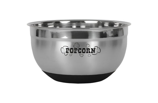Sleek Stainless Steel Popcorn Serving Bowl HomeRoots