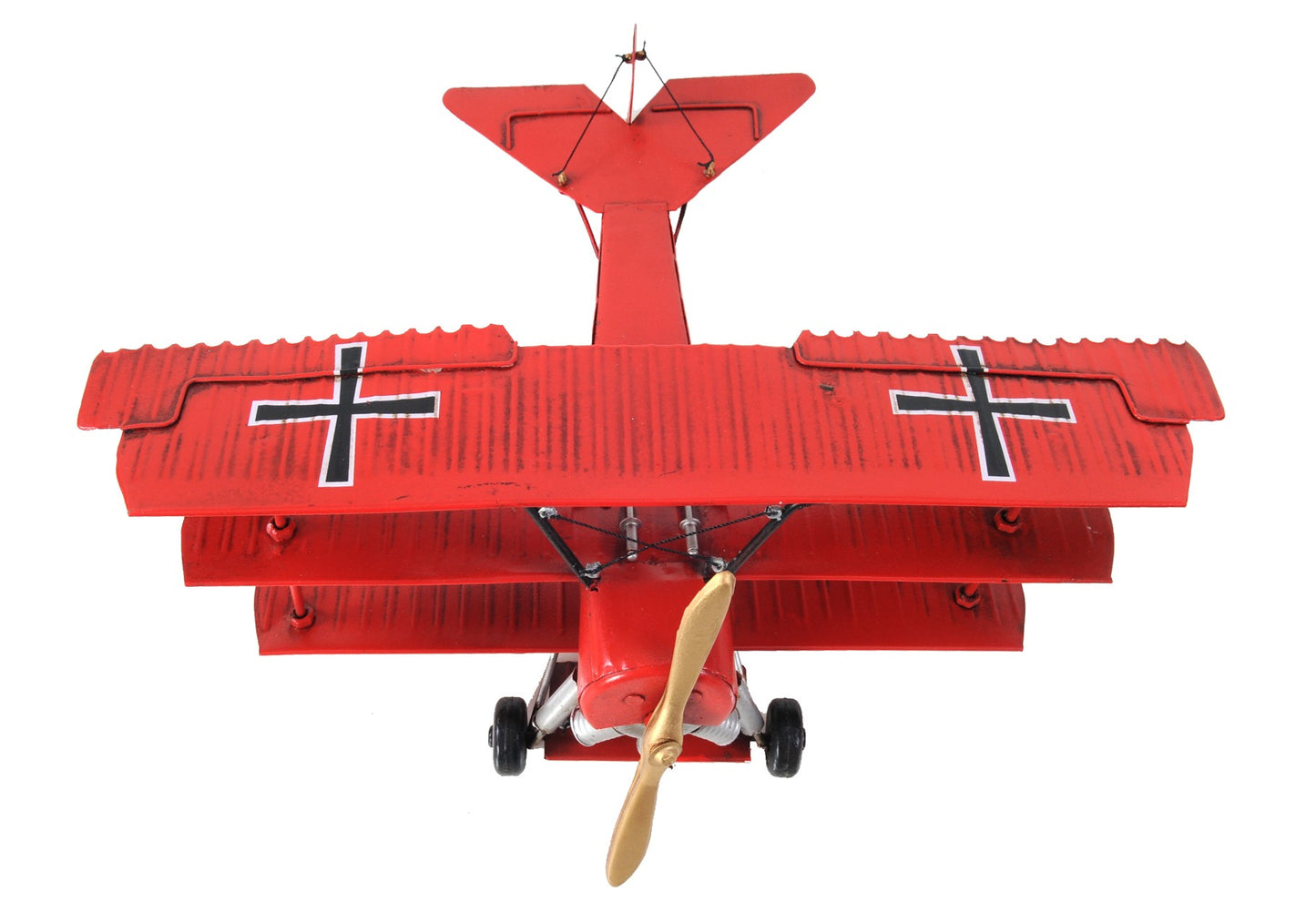 c1916 Red Baron Fokker Triplane Model Sculpture