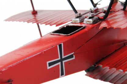 c1916 Red Baron Fokker Triplane Model Sculpture HomeRoots