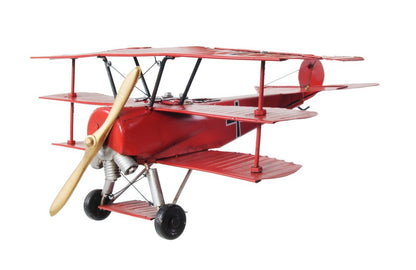 c1916 Red Baron Fokker Triplane Model Sculpture HomeRoots