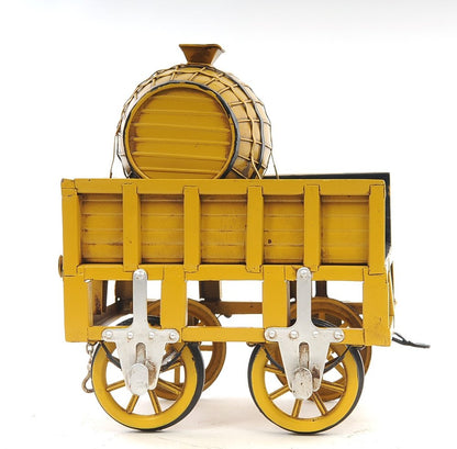 c1829 Yellow Rocket Steam Engine Model Sculpture HomeRoots