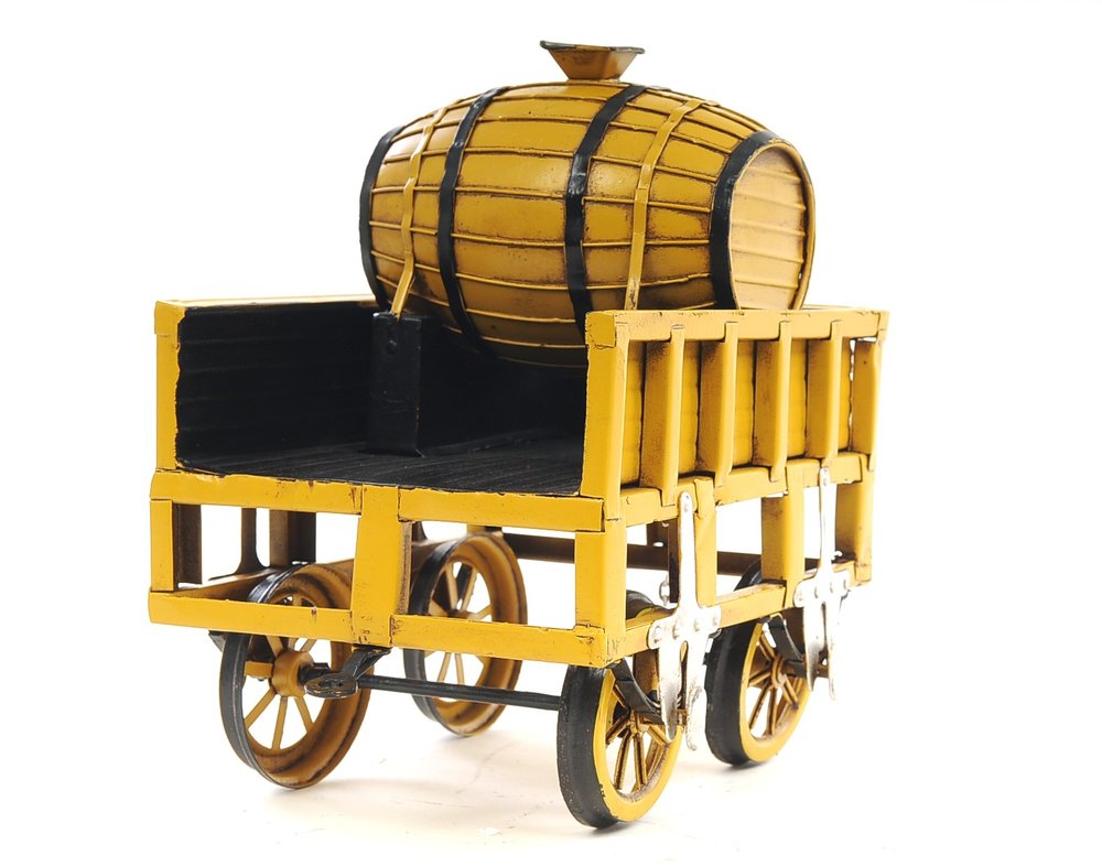 c1829 Yellow Rocket Steam Engine Model Sculpture HomeRoots