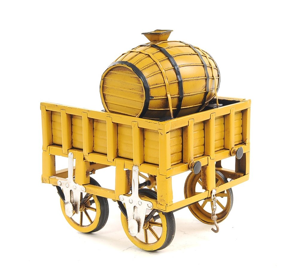c1829 Yellow Rocket Steam Engine Model Sculpture HomeRoots