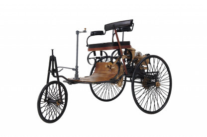 c1886 Three Wheeled Mercedes Benz Motor Car Sculpture