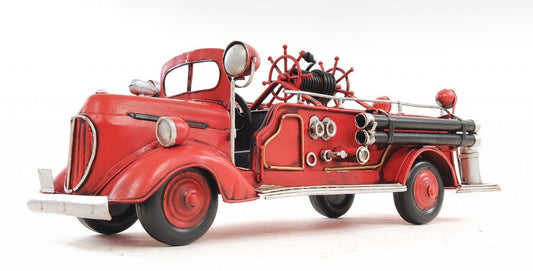 6" Red Metal Hand Painted Model Car HomeRoots