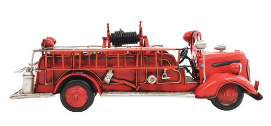 6" Red Metal Hand Painted Model Car HomeRoots