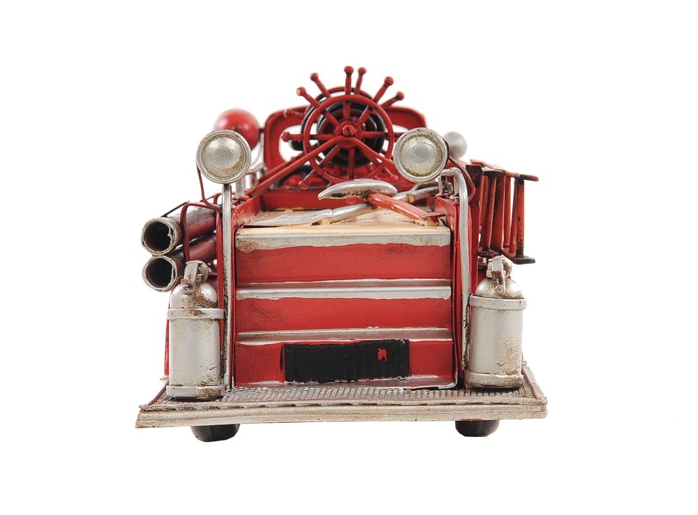 6" Red Metal Hand Painted Model Car HomeRoots