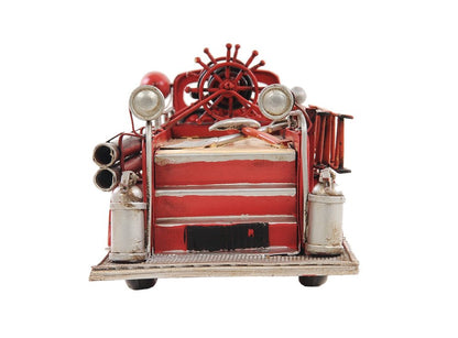 6" Red Metal Hand Painted Model Car HomeRoots