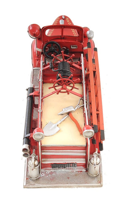 6" Red Metal Hand Painted Model Car HomeRoots