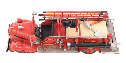 6" Red Metal Hand Painted Model Car HomeRoots