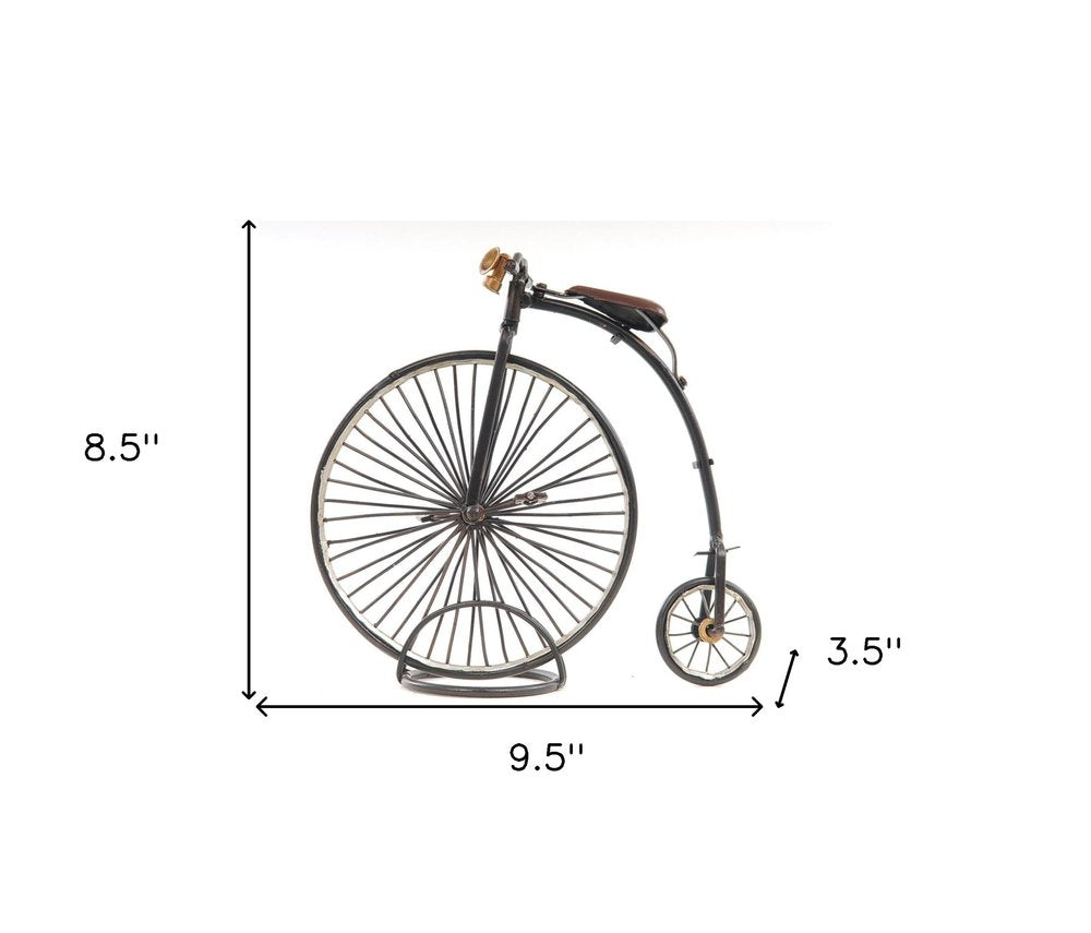c1870 High Wheeler Bicycle Sculpture HomeRoots