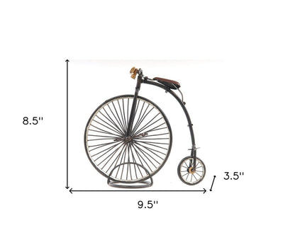 c1870 High Wheeler Bicycle Sculpture HomeRoots