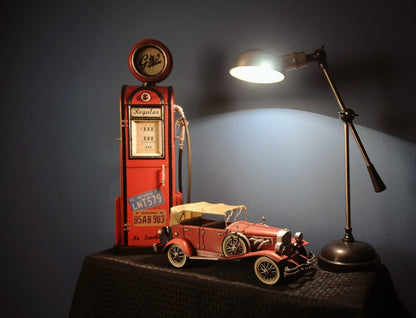 5" Red Metal Hand Painted Model Car Tabletop Sculpture HomeRoots