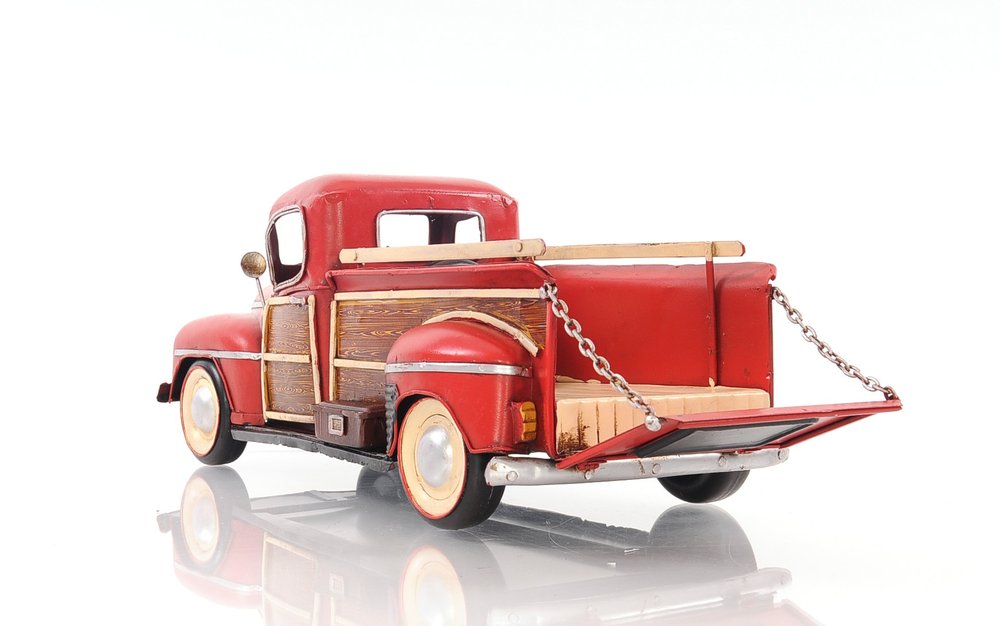 6" Red Metal Hand Painted Model Car HomeRoots