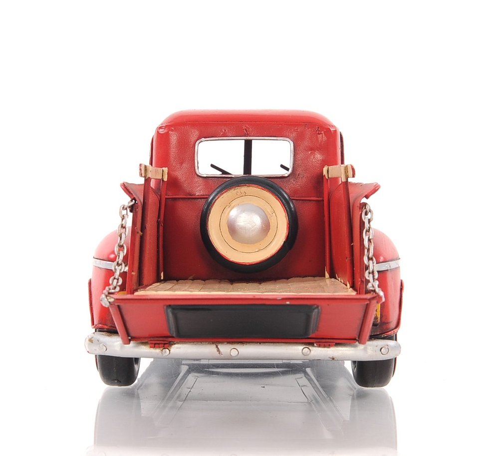 6" Red Metal Hand Painted Model Car HomeRoots