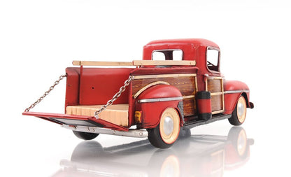 6" Red Metal Hand Painted Model Car HomeRoots