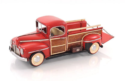 6" Red Metal Hand Painted Model Car HomeRoots
