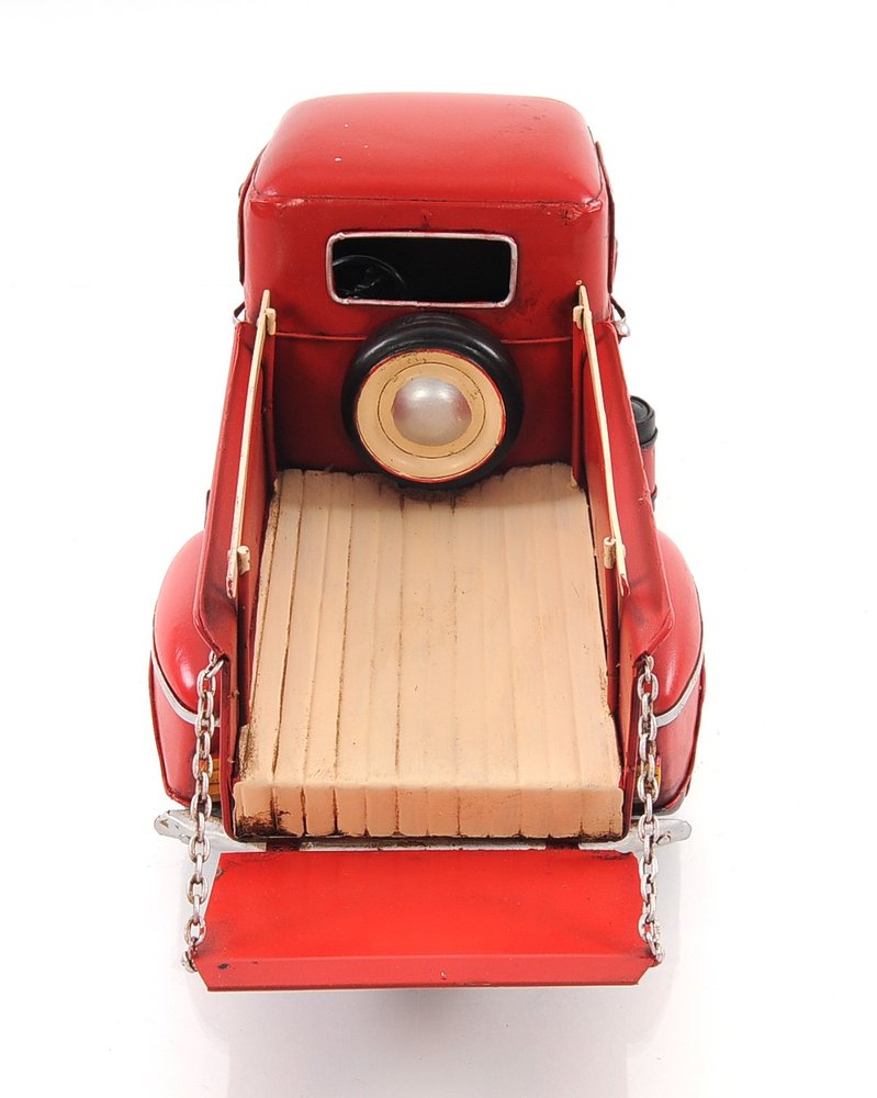 6" Red Metal Hand Painted Model Car HomeRoots