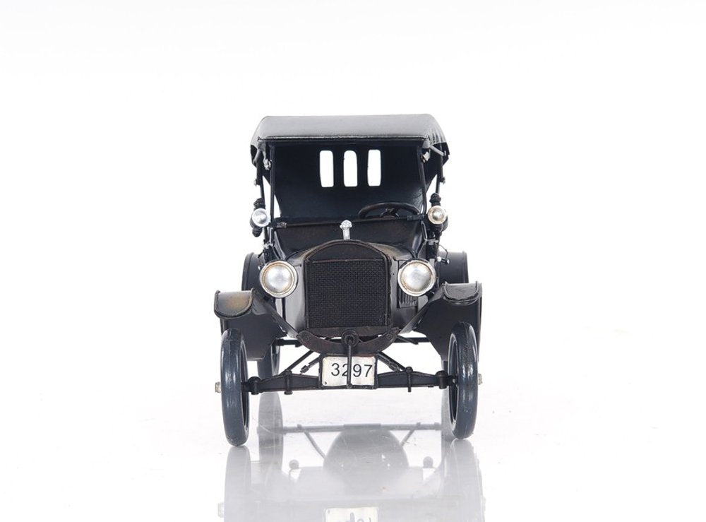 12" Black Metal c1908 Ford Model Car Tabletop Sculpture HomeRoots