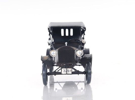 12" Black Metal c1908 Ford Model Car Tabletop Sculpture HomeRoots