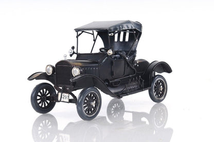 12" Black Metal c1908 Ford Model Car Tabletop Sculpture HomeRoots