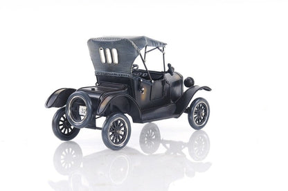 12" Black Metal c1908 Ford Model Car Tabletop Sculpture HomeRoots