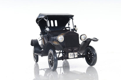 12" Black Metal c1908 Ford Model Car Tabletop Sculpture HomeRoots