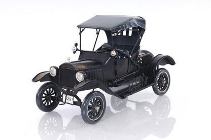 12" Black Metal c1908 Ford Model Car Tabletop Sculpture HomeRoots