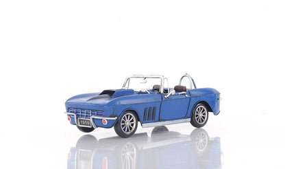 5" Blue Metal Hand Painted Model Car HomeRoots