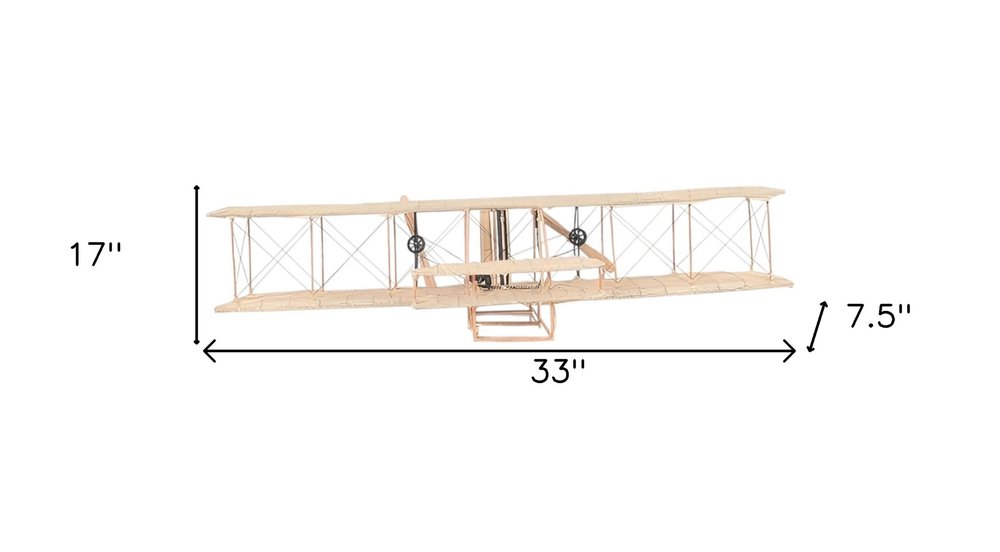c1903 Wright Flyer Sculpture HomeRoots