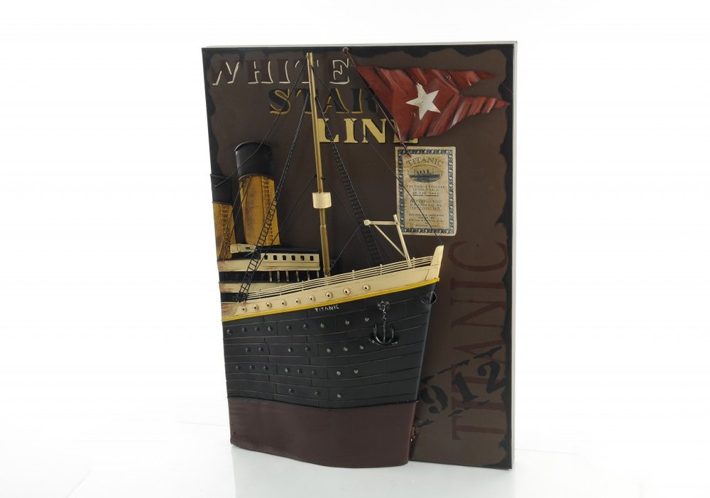 1912 RMS Titanic 3D Front Bow Painting — view 3